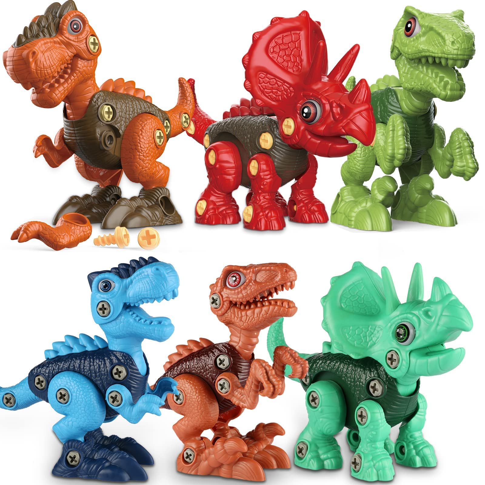 STEM Dinosaur Toys with Electric Drill for Kids 3-7 - Perfect for Birthday & Christmas Gifts
