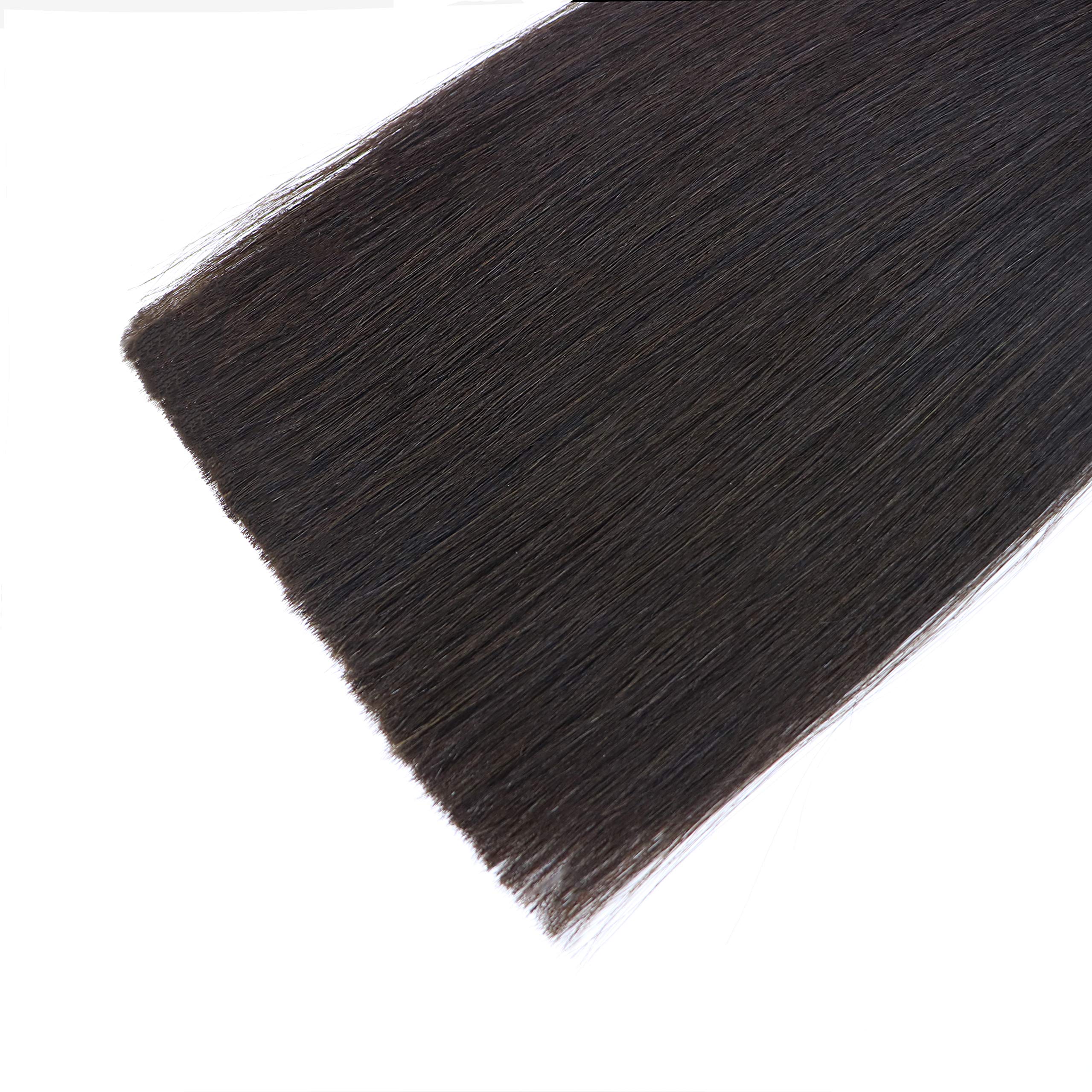Premium 16-Inch Tape In Hair Extensions #1B Off Black - 20PCS 50g Real Human Hair for Thinning Hair, Thick & Seamless Full Ends - Perfect for Black Women, Styling & Volume Boost for Daily Wear, Parties & Special Occasions