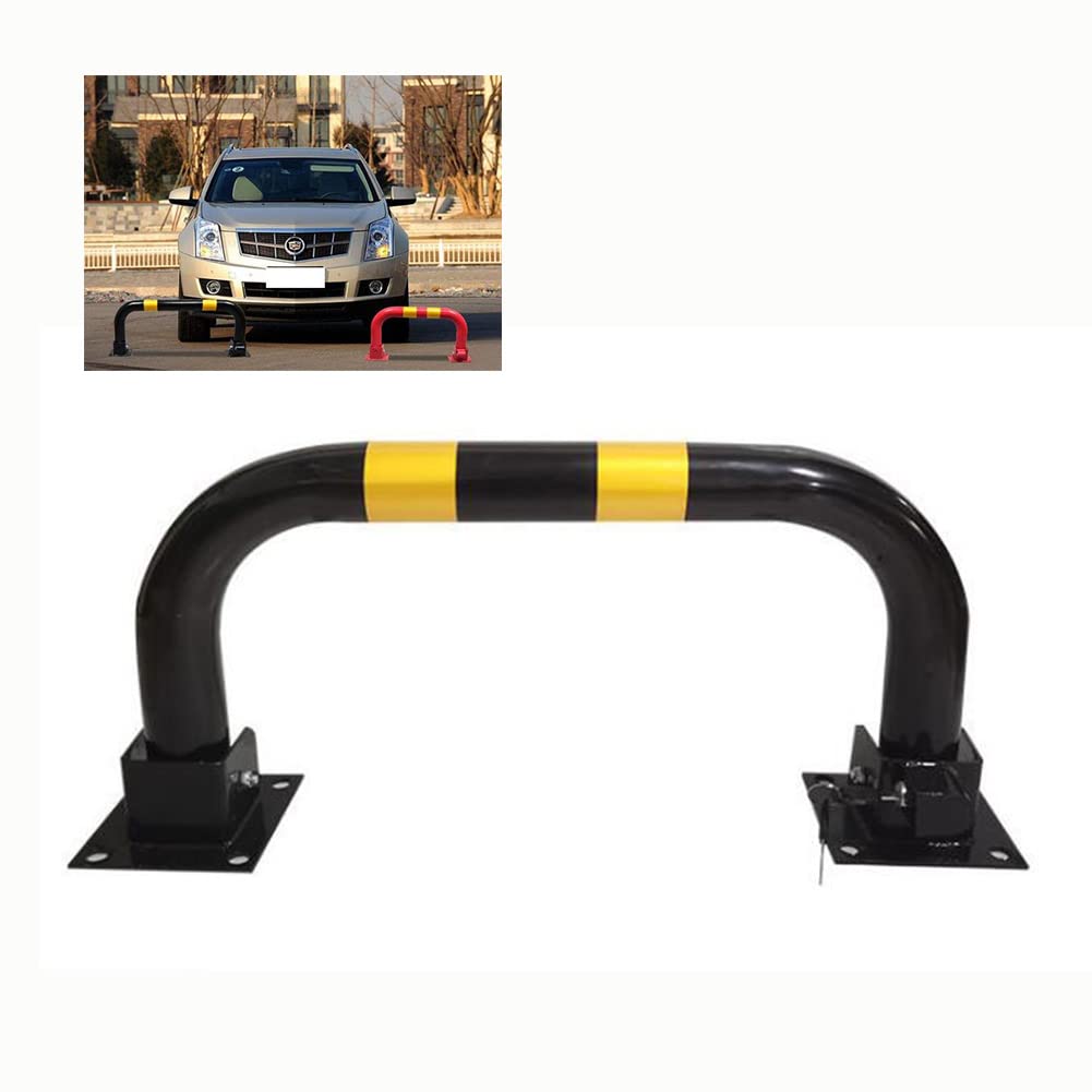Foldable Parking Barrier Lock - Heavy Duty Community Parking Equipment for Villas, Garages & Transportation Facilities | Durable Parking Pile & Security Solution for Residential & Commercial Areas