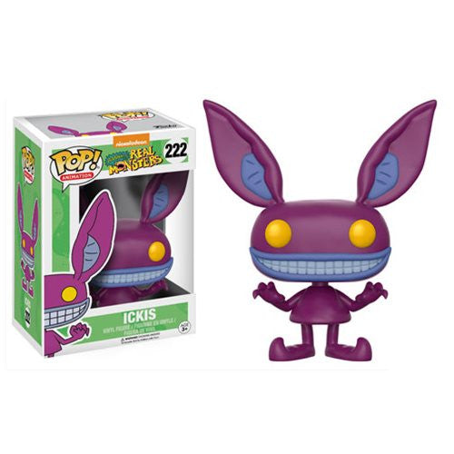 Aaahh!!! Real Monsters Ickis Pop! Vinyl Figure #222 - Collectible Toy for Horror Fans, TV Show Merchandise, Perfect for Display & Gifts