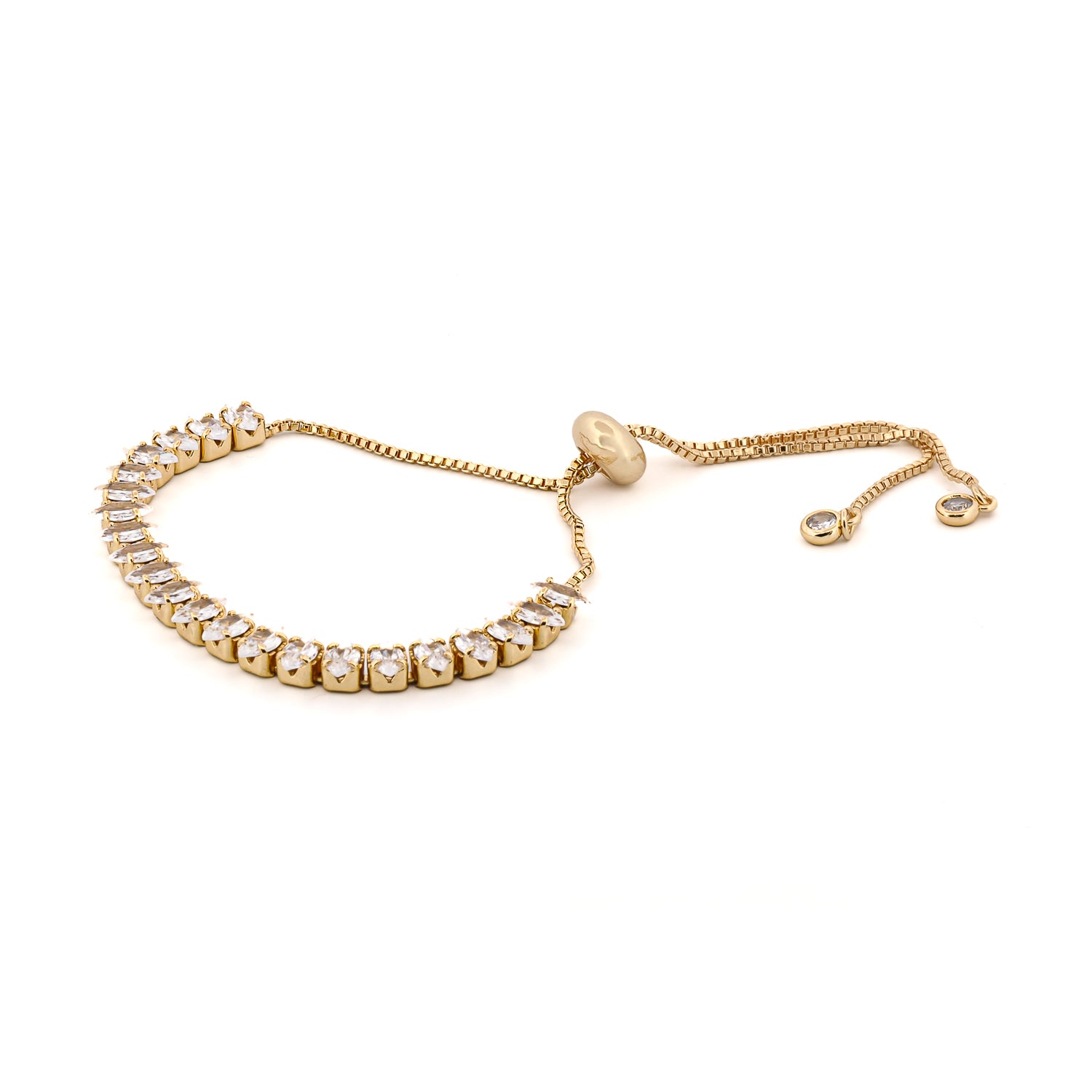 Sparkly Diamond Adjustable Fashion Bracelet for Women - Elegant Jewelry Gift for Anniversary, Wedding & Party | Trendy Stackable Bracelets for Everyday Wear