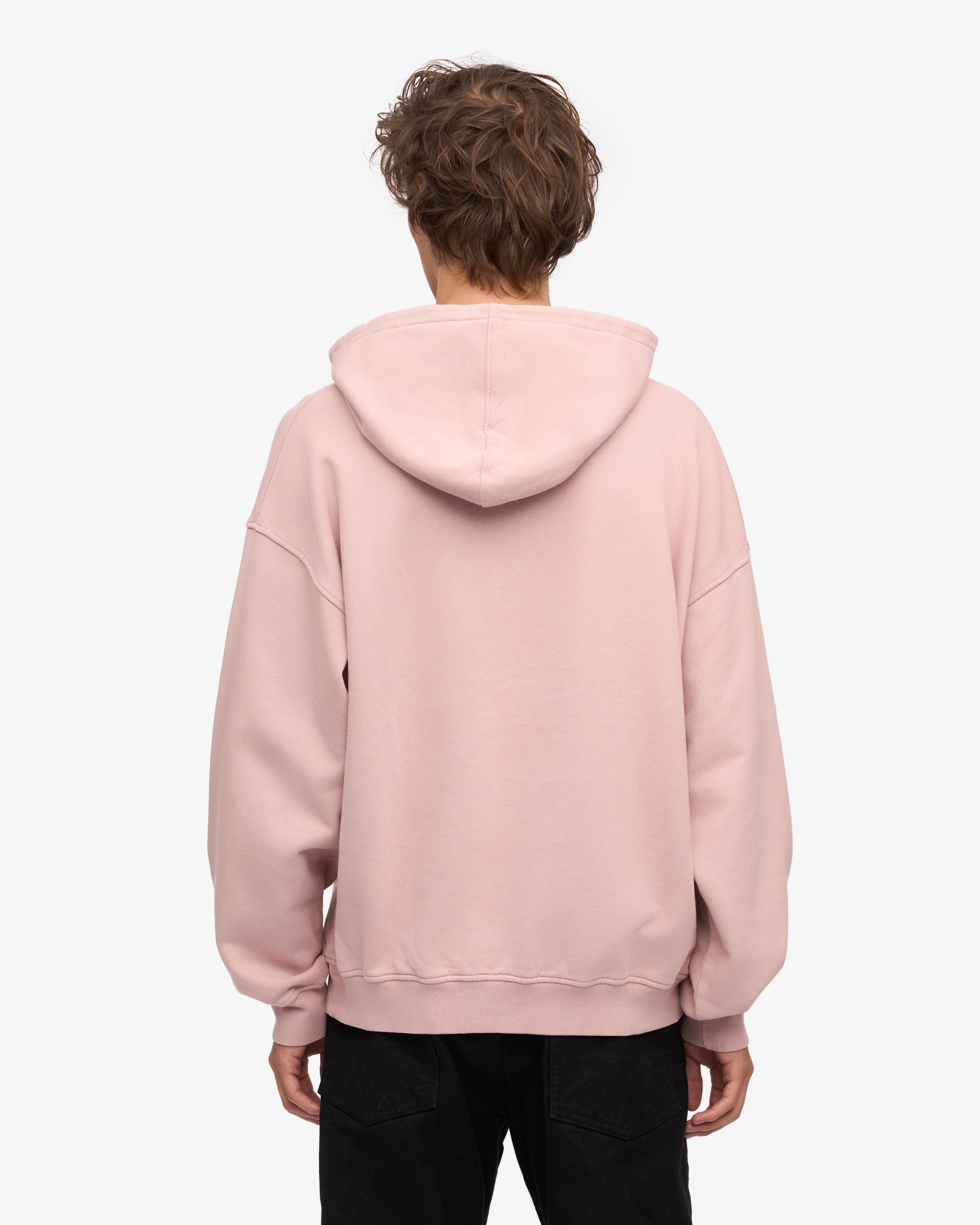 Organic Oversized Hoodie for Women - Faded Pink Cotton Pullover Sweatshirt | Cozy Loungewear & Casual Streetwear Outfit