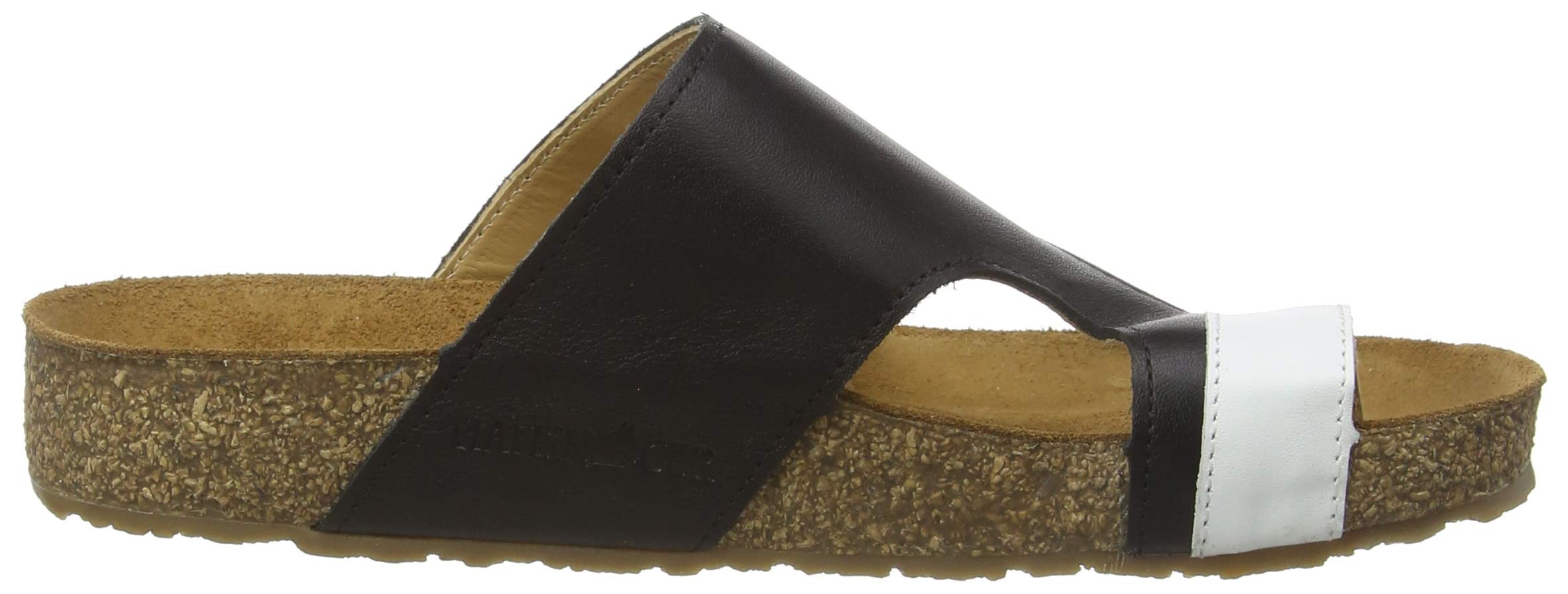 HAFLINGER Women's Comfortable Flip Flop Sandals - Soft Cork Footbed, Arch Support - Perfect for Beach, Pool, Spa & Summer Casual Wear