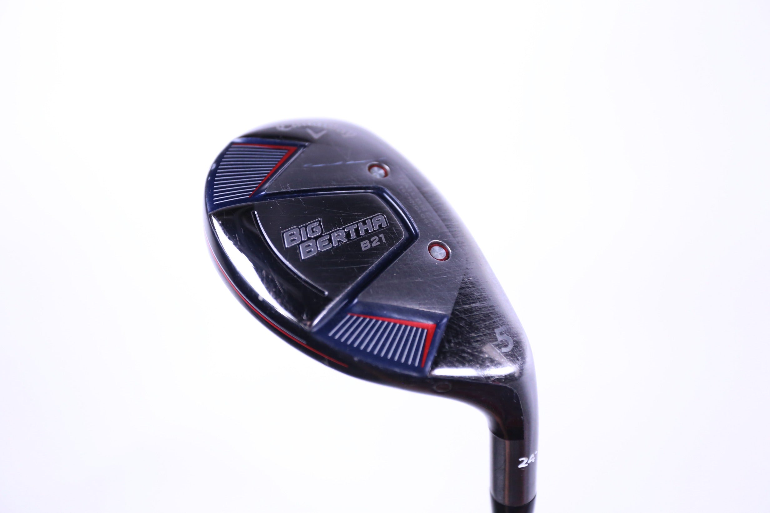 Used Callaway Big Bertha B21 5H Hybrid Golf Club - Right Handed 24° Regular Flex for Men - Perfect for Fairway Shots & Rough Recovery