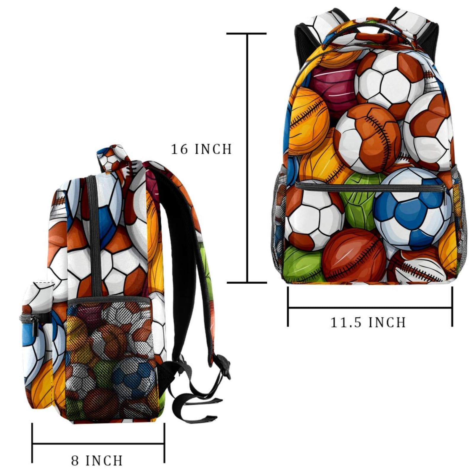 Best Travel & Work Backpack for Men & Women - Durable Sports Backpack for Basketball, Football, Volleyball - Perfect for Commuting, Gym, School & Outdoor Adventures