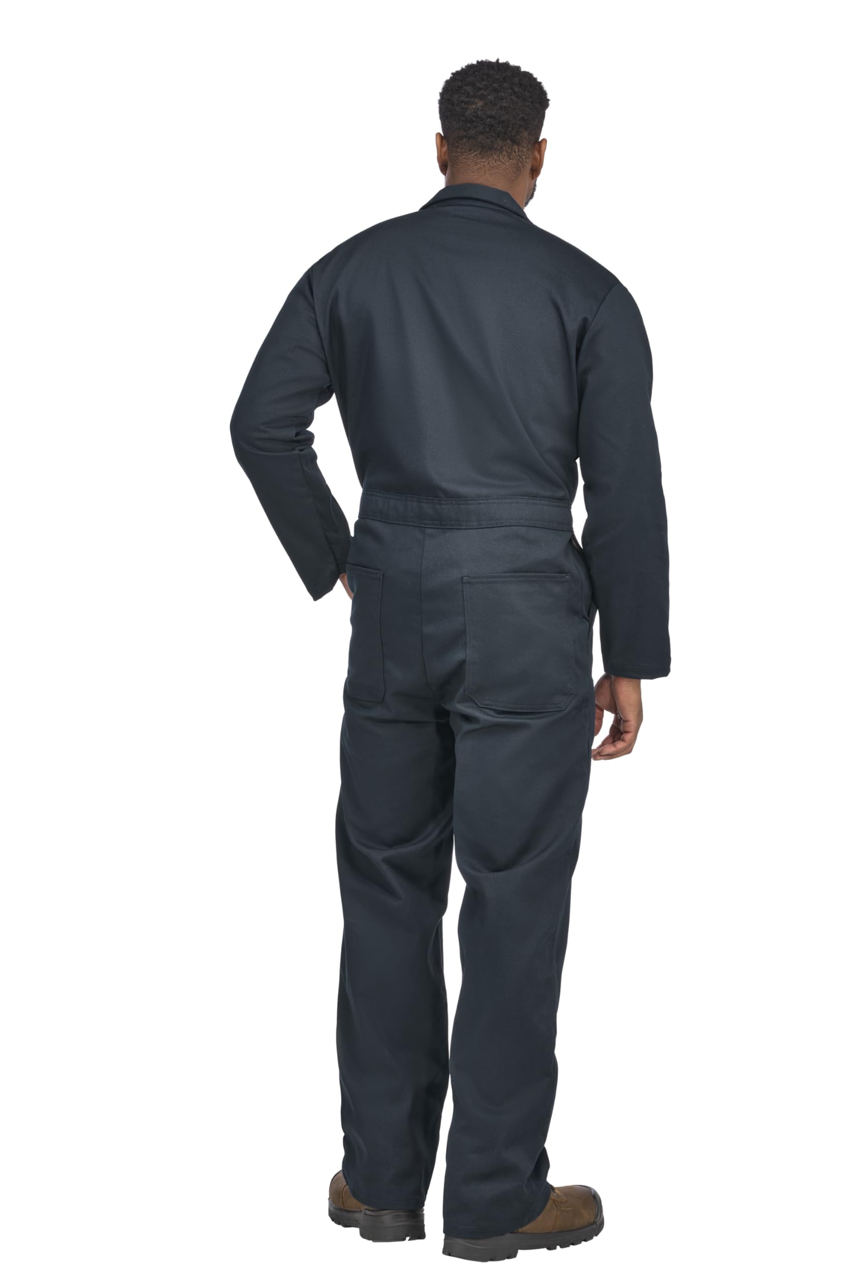 Bulwark FR Men's Flame Resistant 9 Oz Twill Cotton Coverall - OSHA Compliant Workwear for Welding, Construction & Industrial Safety