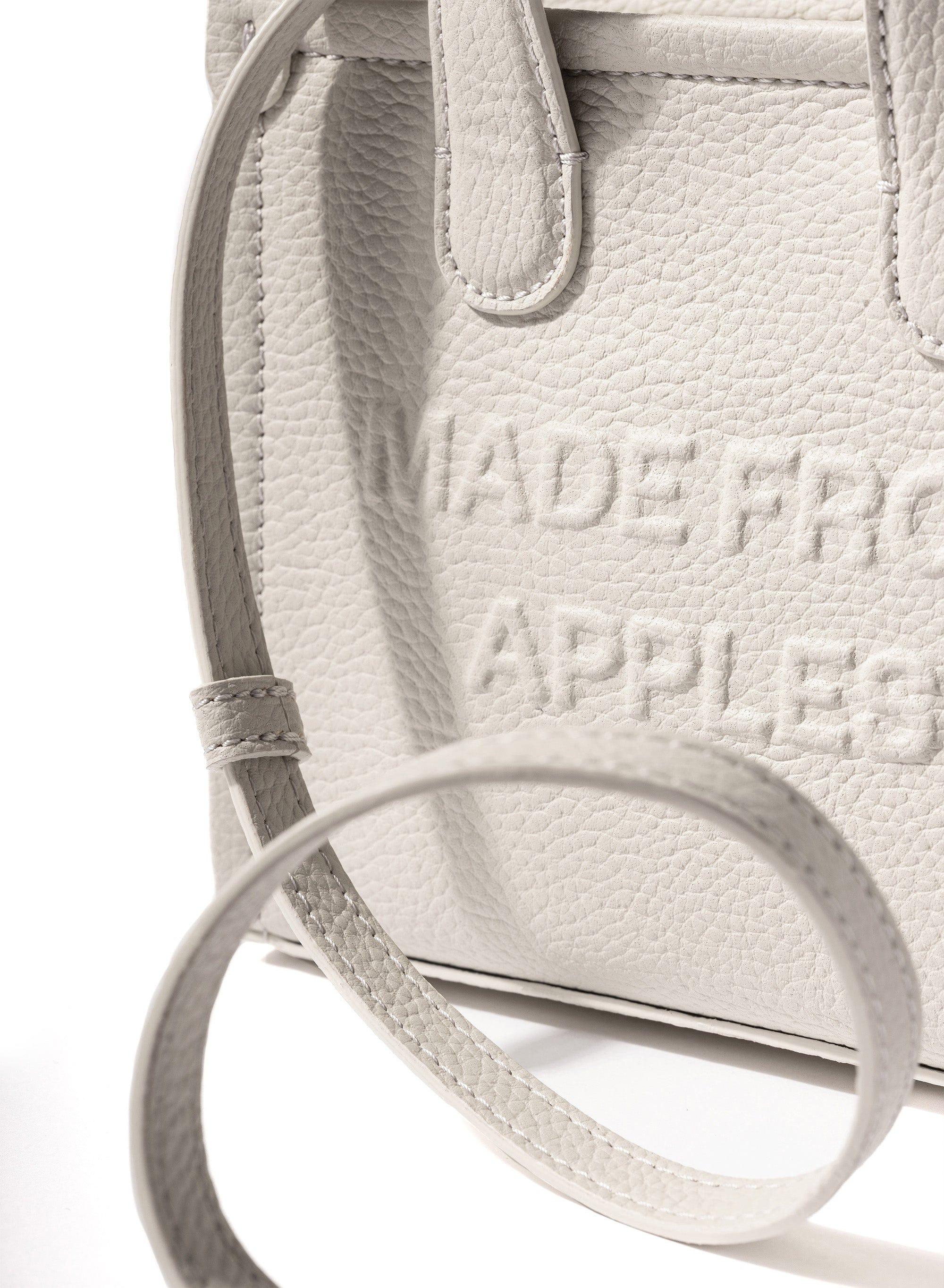 Alma S Apple Leather Vegan Tote Bag - Eco-Friendly Women's Handbag for Work, Travel & Shopping | Stylish & Durable Cloud Design