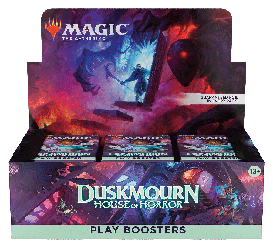 Magic: The Gathering Duskmourn: House of Horrors Display Case (6x Play Boxes) - Premium Card Storage for Collectors & TCG Players - Perfect for Game Nights & Tournaments