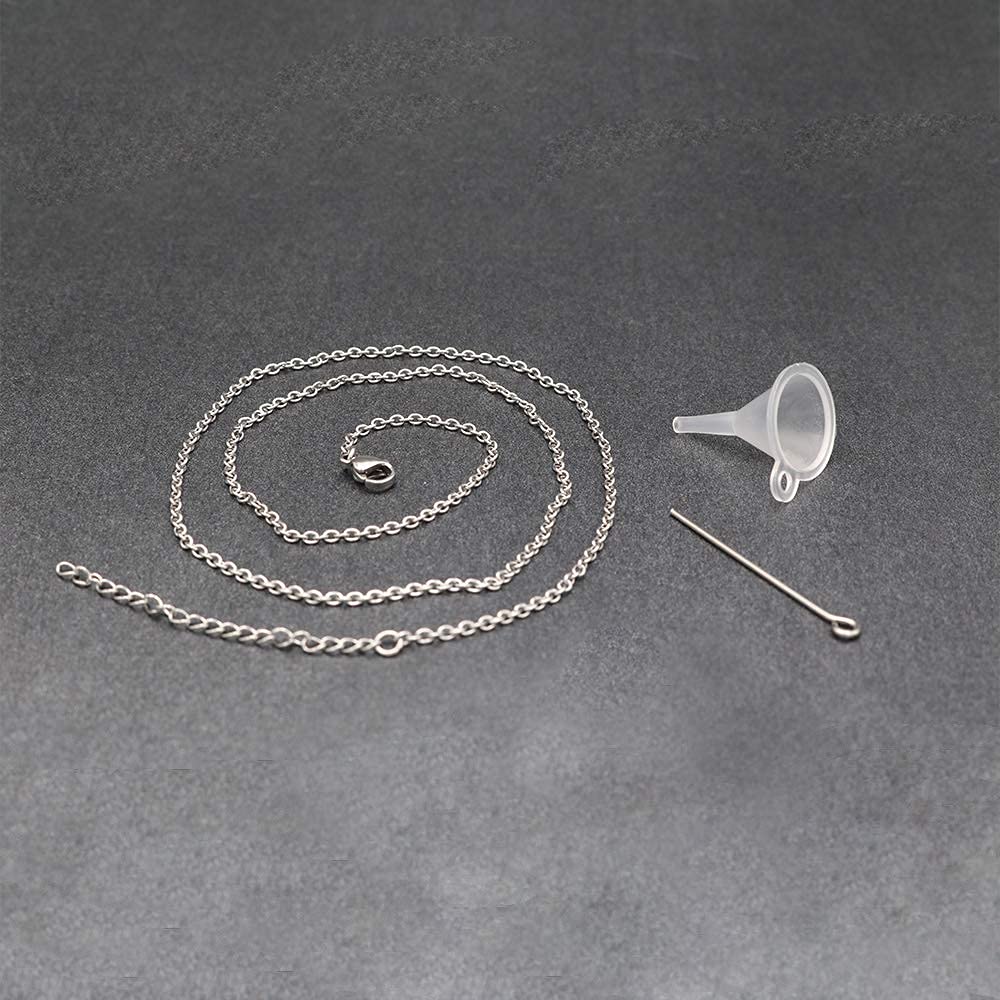 316L Stainless Steel Fish Hook Memorial Pendant - Cremation Jewelry for Ashes Keepsake - Unisex Outdoor Memorial Gift