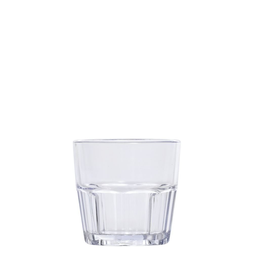 G.E.T. Bahama 5.5 oz Clear SAN Plastic Tumbler Cup - BPA-Free, Shatterproof Drinking Glass for Iced Coffee, Smoothies, and Cocktails - Perfect for Home, Office, and Outdoor Use