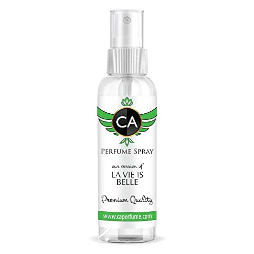 CA Perfume Impression of La Vie Est Belle for Women - Travel Size Refillable Atomizer (2 Fl Oz/60ml) - Eau de Parfum Replica Fragrance Spray - Perfect for Daily Wear, Office & Special Occasions