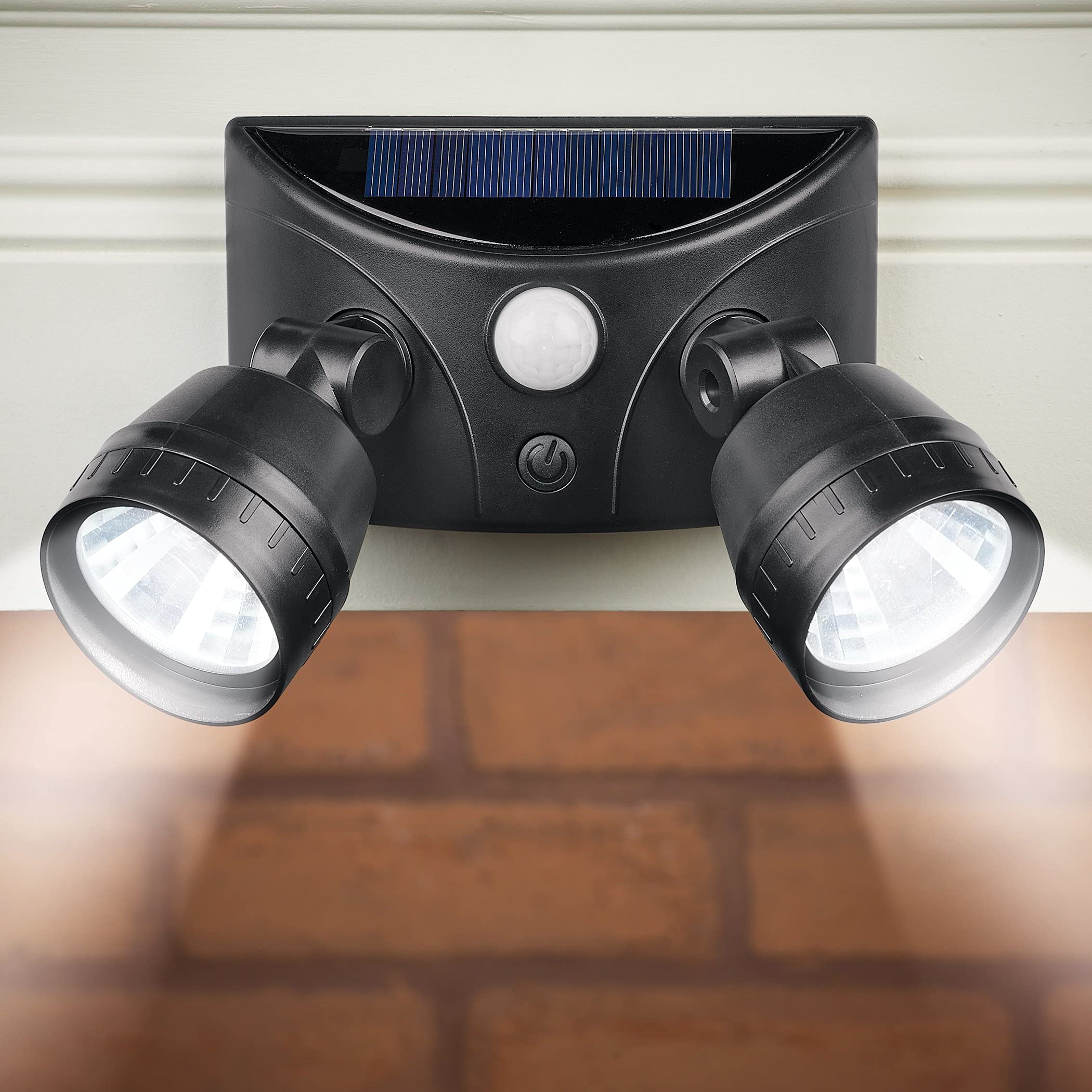 Solar Powered Motion Sensor Security Light - Outdoor Wall Mounted LED Light for Home, Garden, Garage & Driveway - Weatherproof & Energy Efficient Security Lighting