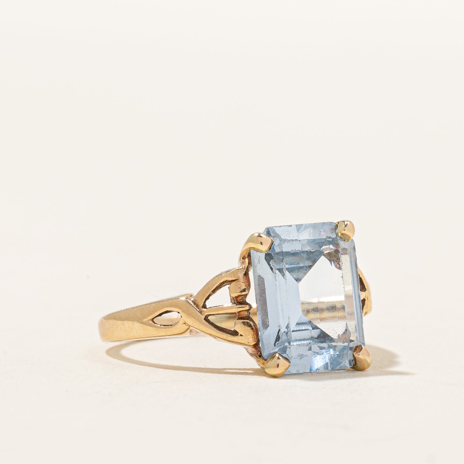4.00ct Synthetic Spinel Cocktail Ring - Size 5.5 - Elegant Evening Wear & Special Occasion Jewelry for Women