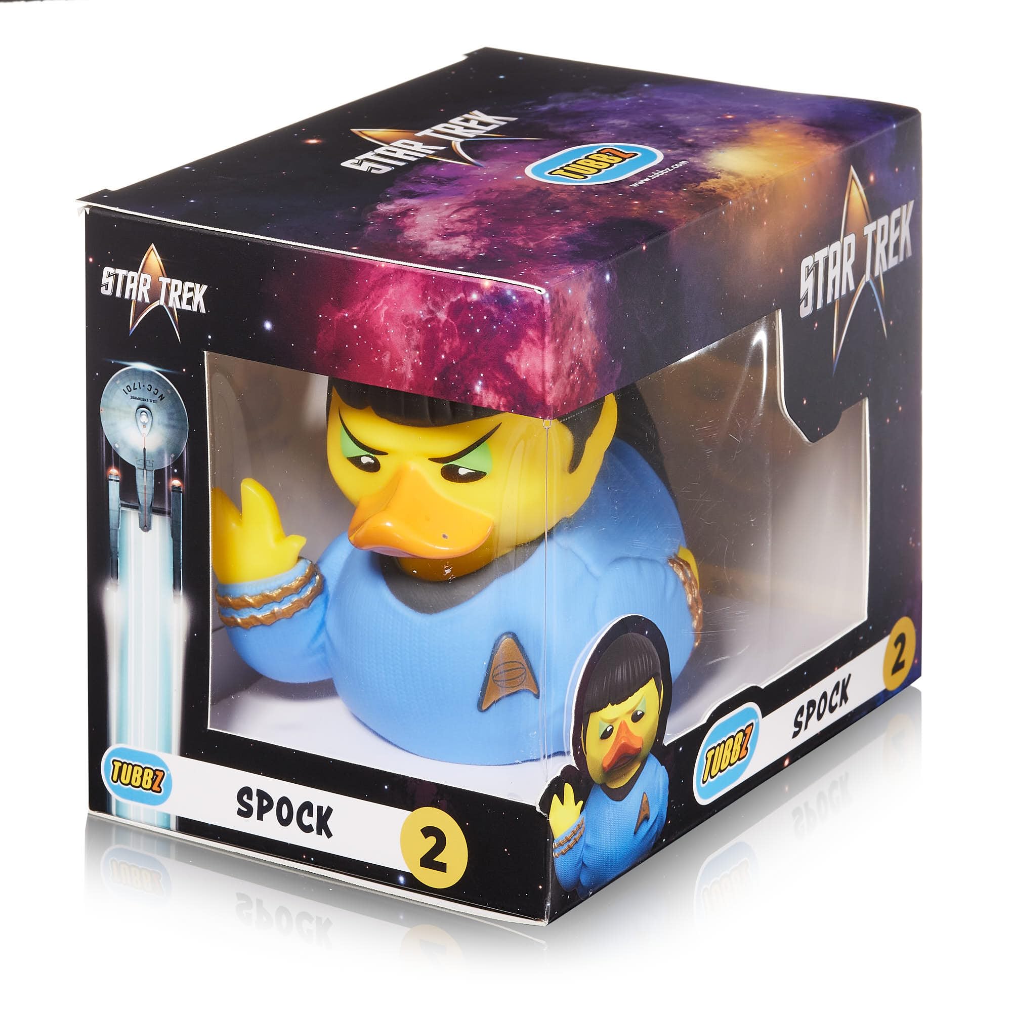 Official Star Trek TUBBZ Spock Collectible Vinyl Rubber Duck Figure - Boxed Edition - Perfect Gift for Trekkies, TV & Movie Fans - Great for Display, Collecting & Geek Decor