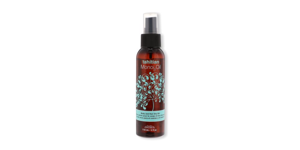 Body Drench Exotic Tahitian Monoi Oil for Body & Hair - 4oz Dry Oil Treatment | Hydrating Moisturizer for Skin & Scalp Care | Perfect for Spa Days, Beach Vacations & Daily Beauty Routine