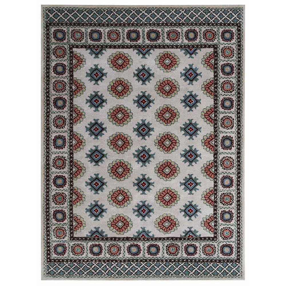 Premium Dynasty Hand Tufted Area Rug - Soft & Durable Wool Carpet for Living Room, Bedroom - Non-Slip Luxury Home Decor (5'x8', Beige) | Perfect for Cozy Home, Office & High-Traffic Areas