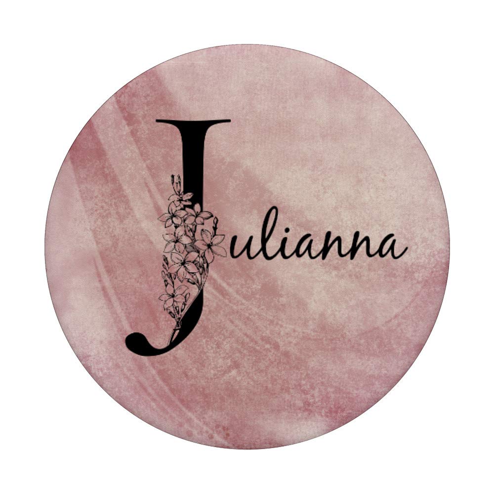 Julianna Personalized Name T-Shirt - Floral Rose Pink Grunge Design for Women | Unique Custom Name Gift for Birthdays, Anniversaries & Special Occasions