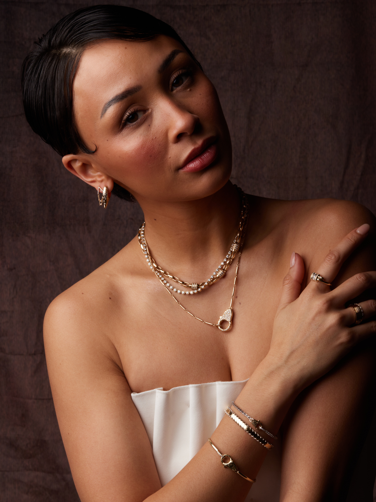 Pave Diamond Lock Necklace - Elegant 14K Gold Pendant for Women | Perfect for Valentine's Day, Anniversary & Wedding Gifts