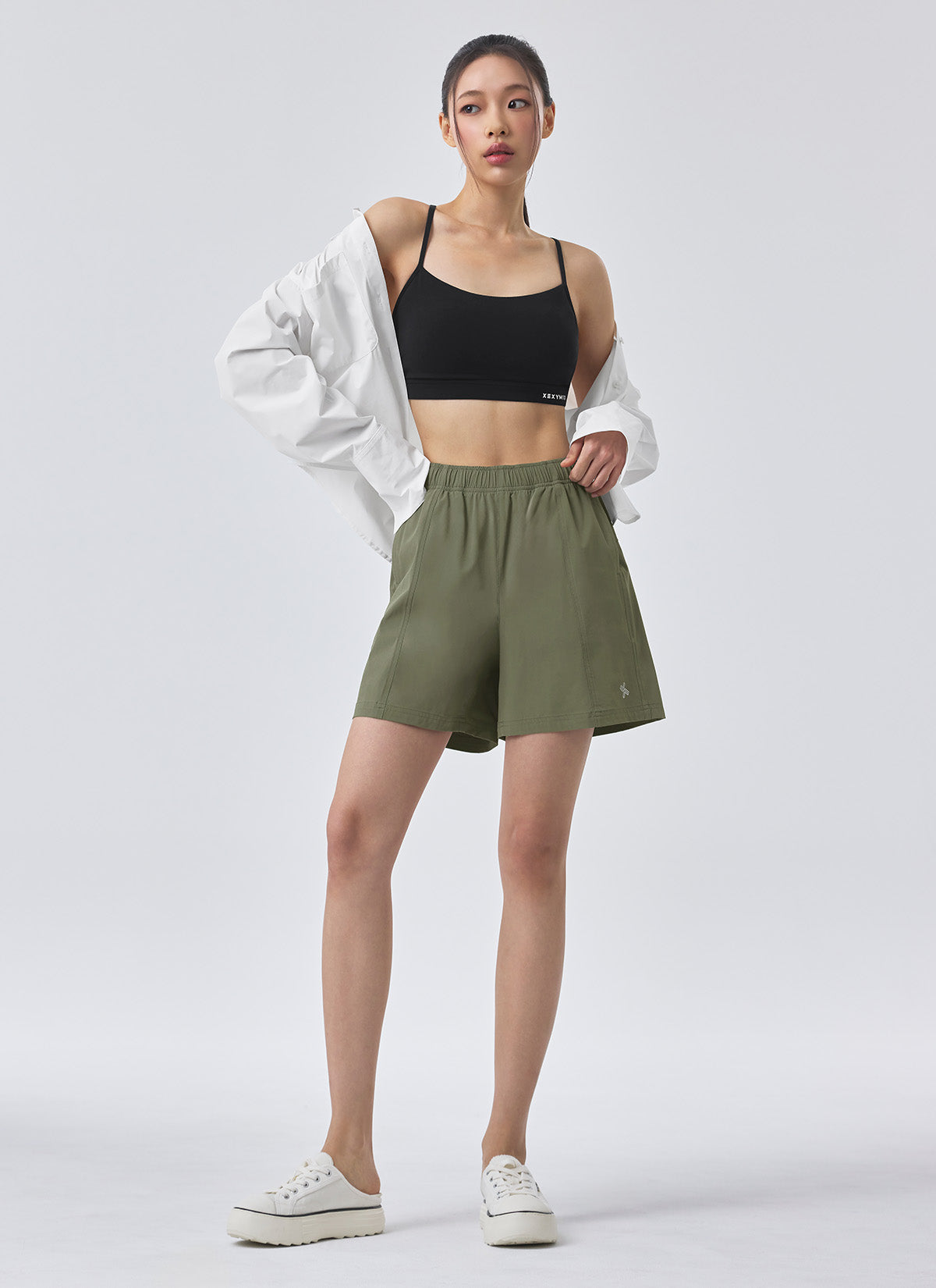 Always Perfect Tension Shorts 4 - High Waist Workout Shorts for Women, Comfortable Yoga Running Gym Athletic Shorts - Ideal for Yoga, Running, Gym & Casual Wear