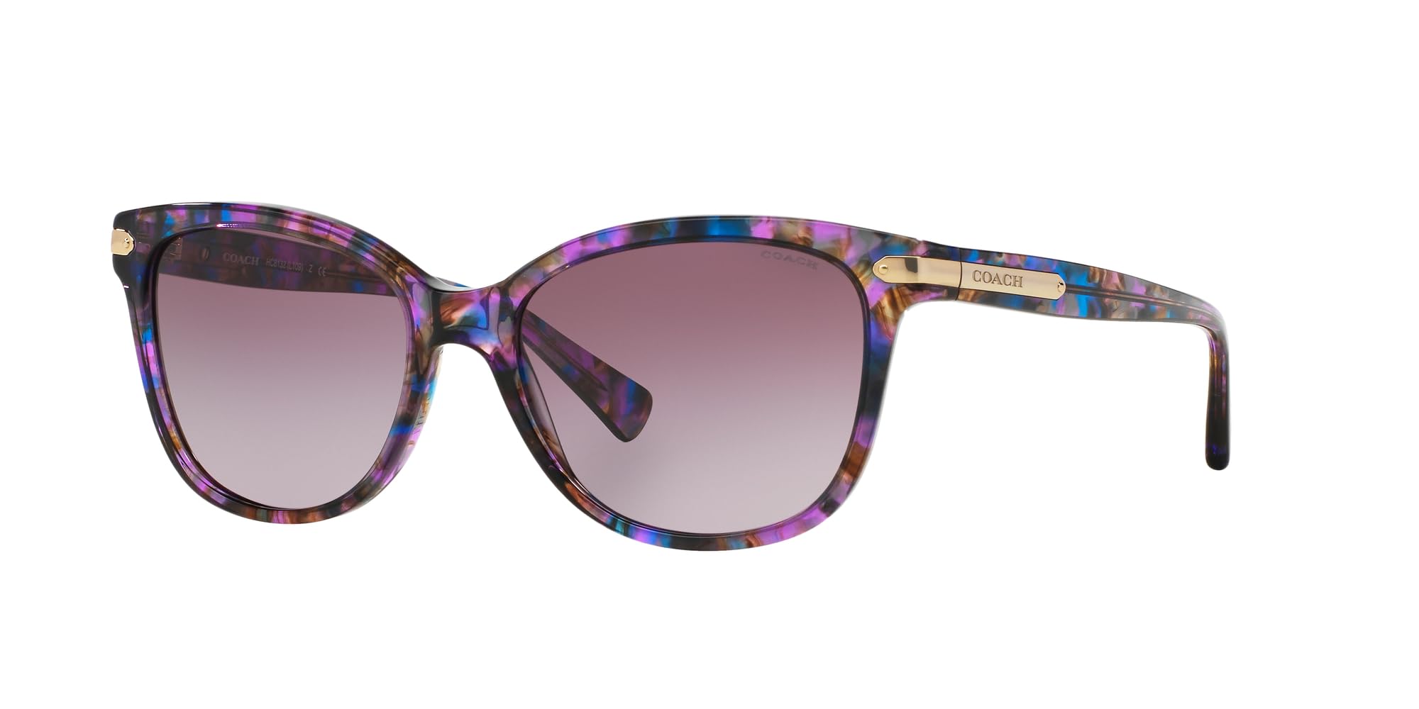 Coach Women's HC8132 Cat Eye Sunglasses – Stylish UV Protection for Fashion & Outdoor Activities