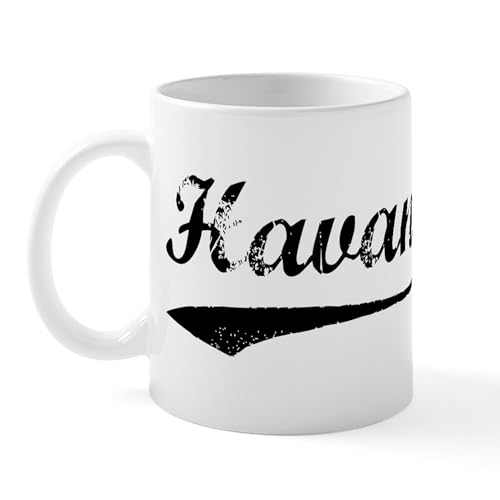 White - Vintage Havana Mug