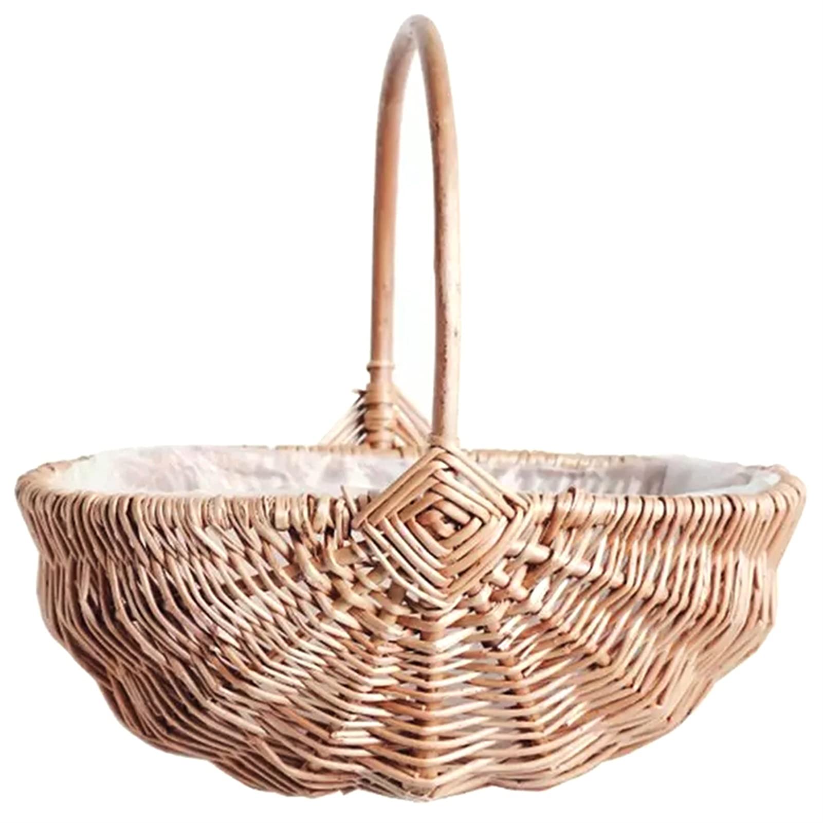 FEIMENGALL Woven Storage Baskets - Decorative Flower Basket for Wedding, Kitchen & Home Organization | Perfect for Pantry, Bathroom & Living Room Storage