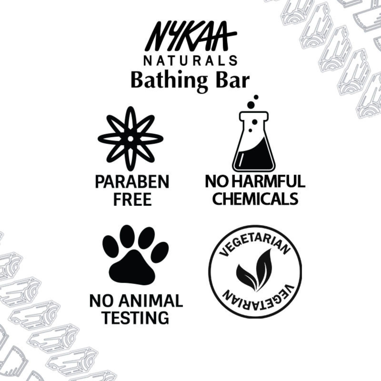 Nykaa Naturals Charcoal & Kaolin Clay Bathing Soap - Gentle Exfoliating Soap for Dead Skin Removal & Oil Control - 3.5 oz - Perfect for Daily Cleansing & Flawless Skin Care Routine