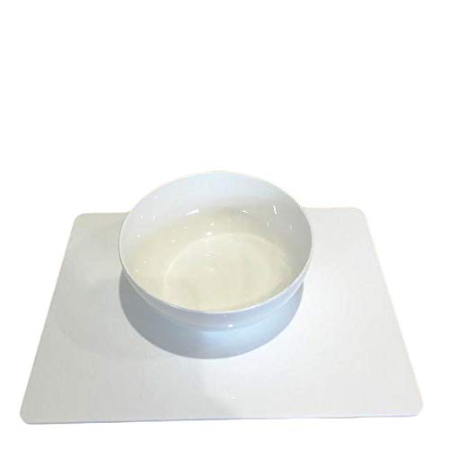 Premium White Rectangular Placemats Set of 6 - Large Size for Dining Table - Perfect for Everyday Meals, Dinner Parties & Home Decor