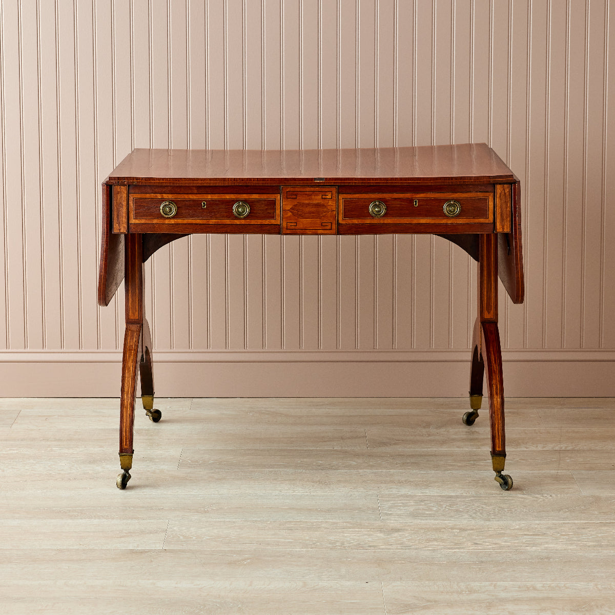 Harrington Pembroke Desk - Modern Home Office Desk with Storage | Study, Work from Home, and Writing Desk for Small Spaces