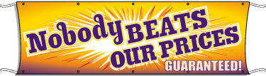 Giant Outdoor Banner - Premium Quality & Best Price Guarantee - Perfect for Events, Sales & Advertising