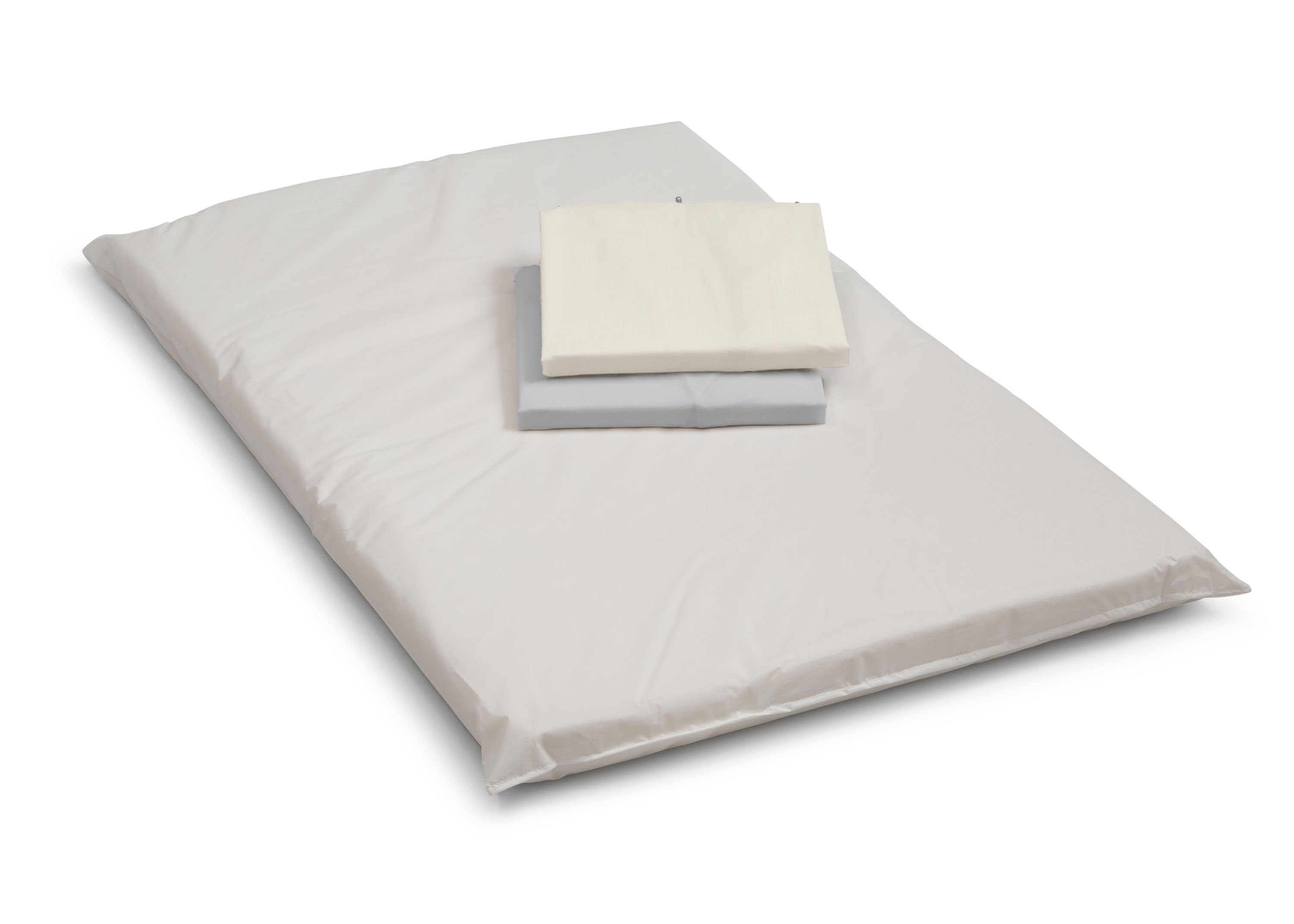 Parker Mini Convertible Baby Crib with Mattress & 2 Sheets - 3-in-1 Toddler Bed & Daybed - Safe Nursery Furniture for Newborns & Infants - Perfect for Small Spaces & Nursery Decor