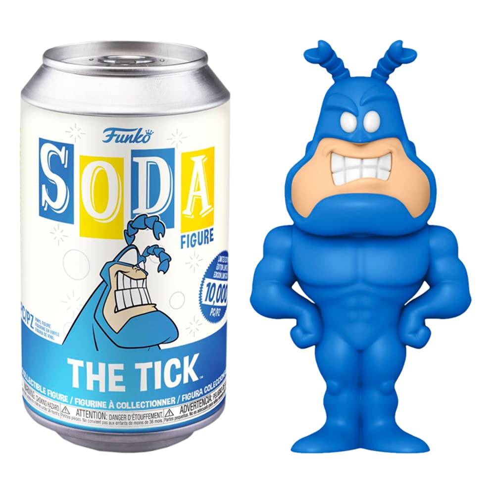 Funko Vinyl Soda: The Tick Collectible Figure | Limited Edition Pop Culture Collectible | Perfect for Display, Gifting & Comic Book Fans