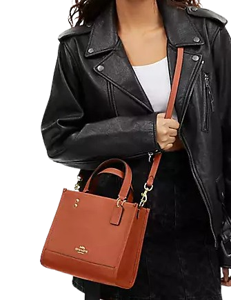 Coach Dempsey Tote 22 - Stylish Leather Handbag for Women | Perfect for Work, Travel & Everyday Use