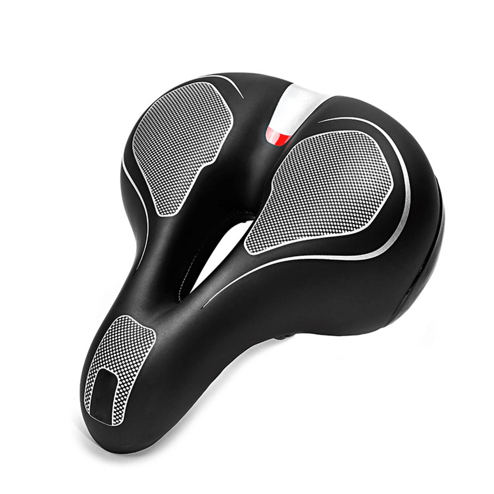 Comfortable Waterproof Bike Seat for Men & Women - High-Density Memory Foam Bicycle Saddle, Leather Cycling Seat for Mountain & Road Bikes - Perfect for Commuting, Exercise & Outdoor Adventures