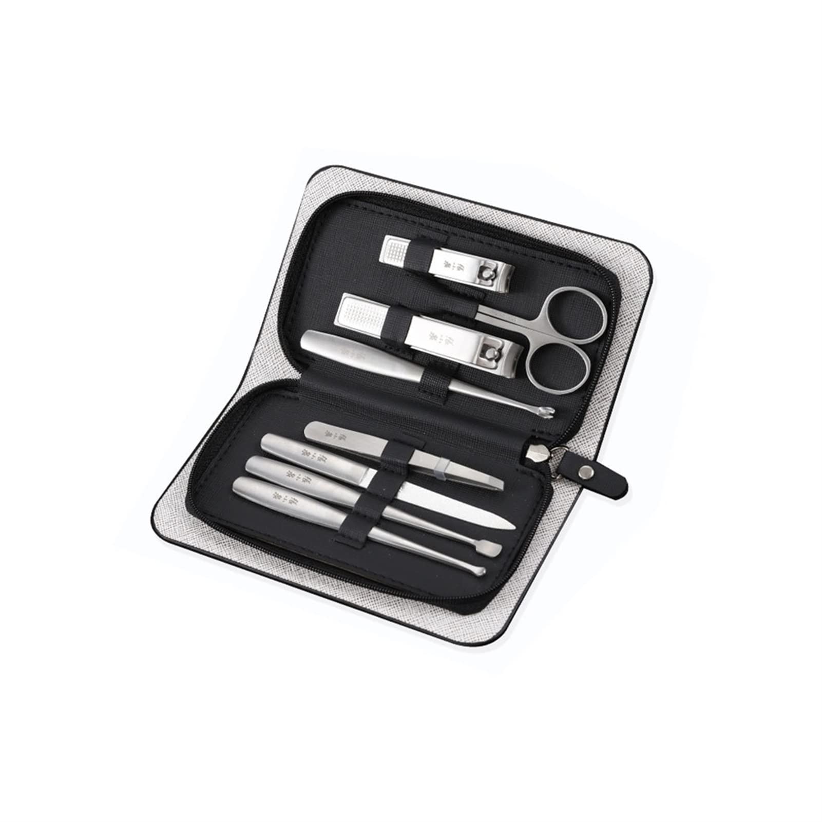 XXXXW 8-Piece Stainless Steel Nail Care Kit - Professional Manicure & Pedicure Set with Nail Clippers for Adults | Travel-Friendly Beauty Tools for Home, Salon & On-The-Go Grooming