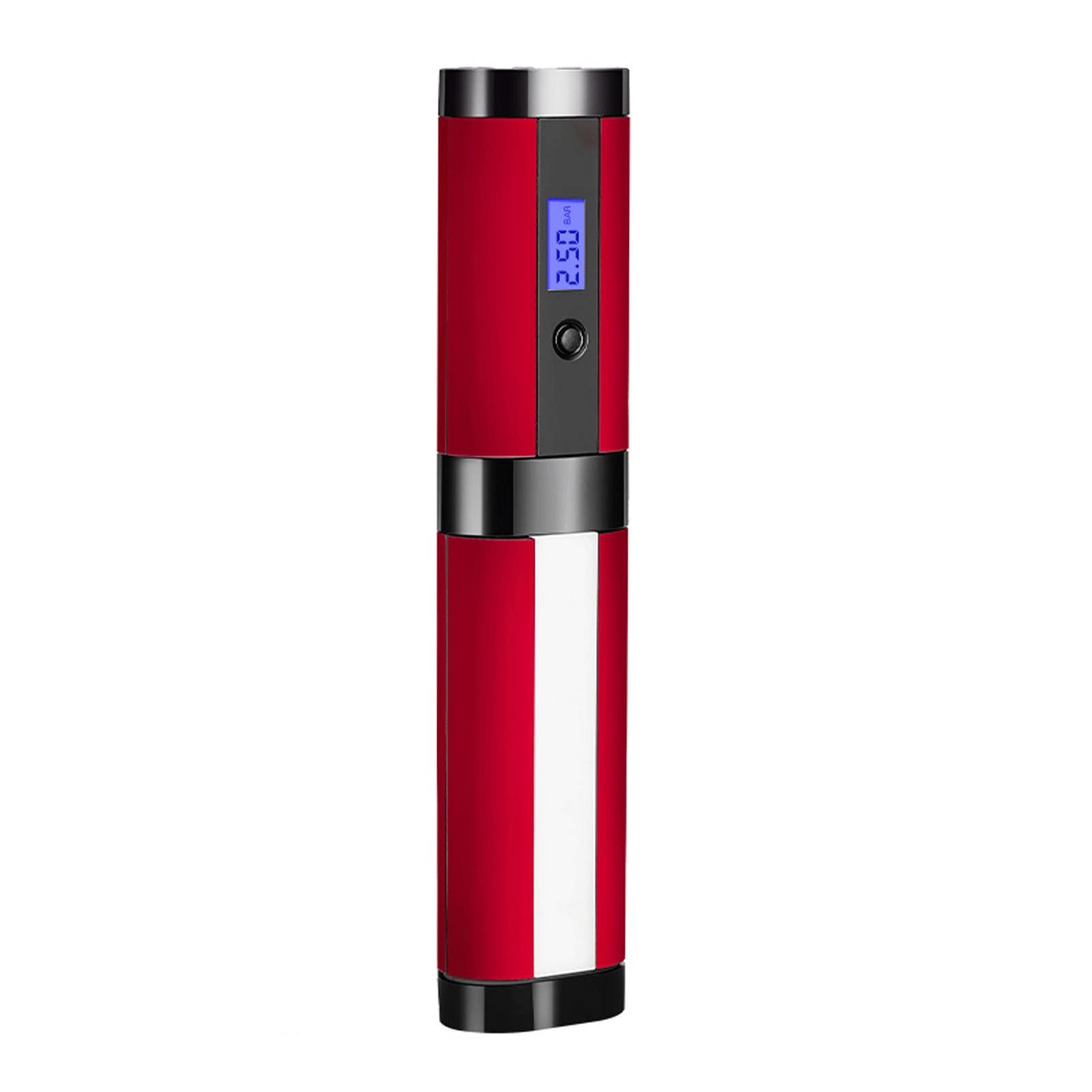 CHENGGUAN 120W Portable Wireless Tire Air Pump - Smart Car & Bicycle Air Compressor with 4 LED Lights, 100PSI for Inflatables, Balloons (Red) | Perfect for Roadside Emergencies, Bike Tires & Pool Toys