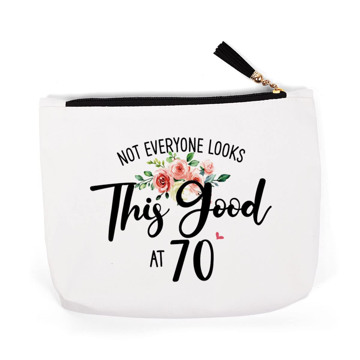 70th Birthday Gifts for Women - Elegant Makeup Cosmetic Bag for Mom, Wife, Grandma, Sister & Friends | Perfect Gift for Teachers, Colleagues & Bosses | High-Quality Travel Organizer for Makeup & Toiletries | Ideal for Birthday Celebrations, Retirement Parties & Special Occasions