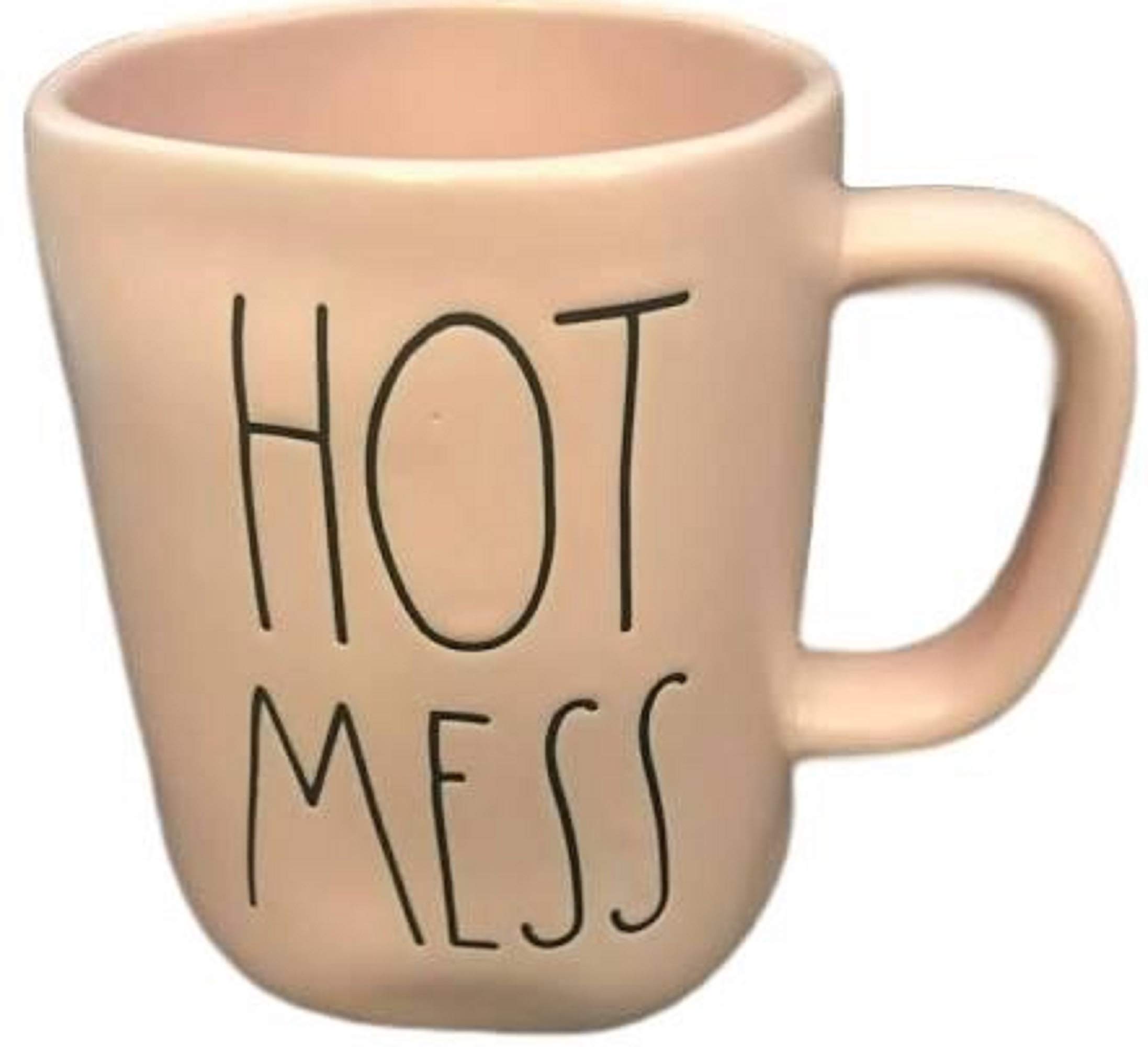 Rae Dunn Pink Ceramic Coffee Mug - 