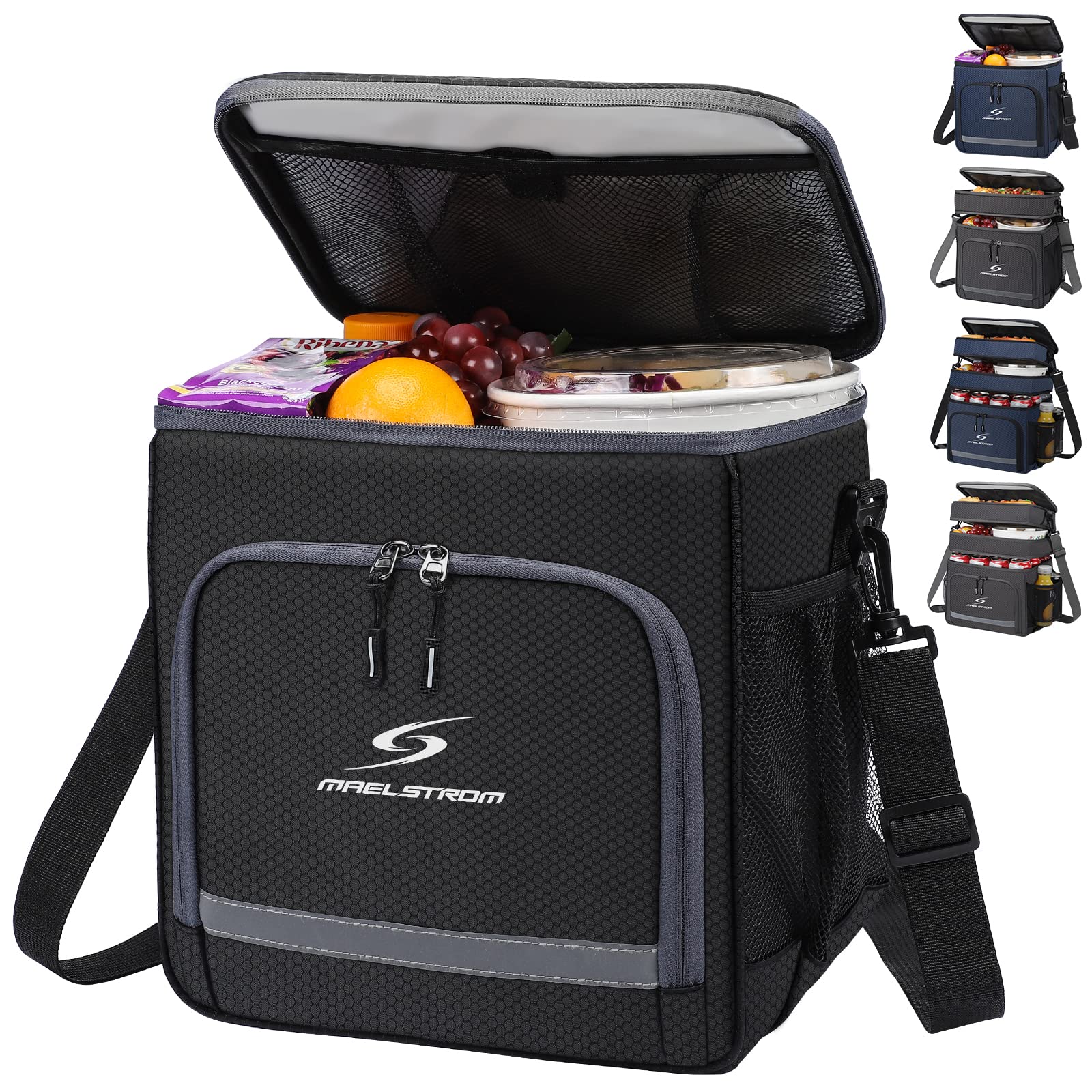 **Insulated Leakproof Lunch Box for Men & Women - Maelstrom Cooler Lunch Bag for Work, Office, School & Picnics**