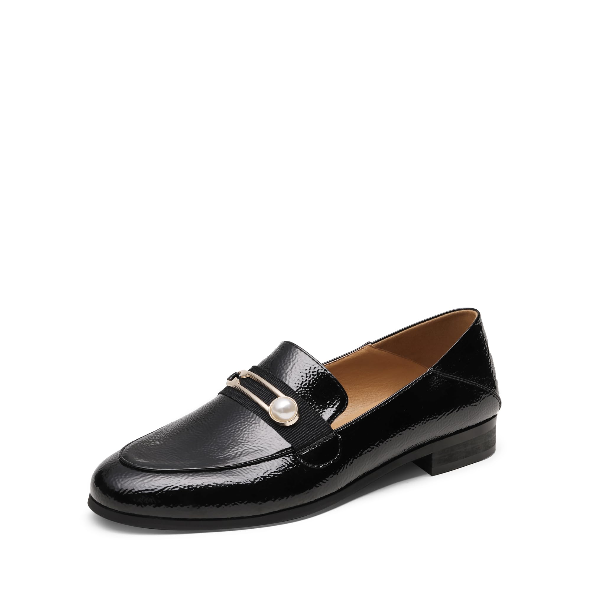 DREAM PAIRS Women's Slip On Loafers - Comfortable Round Toe Casual & Dressy Flats for Work, Office & Everyday Wear