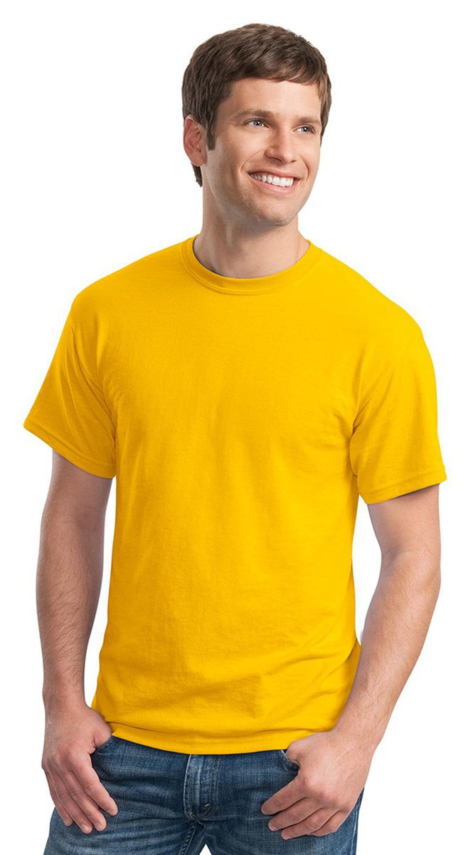 Gildan Men's DryBlend Moisture Wicking 7/8 Inch T-Shirt - Breathable Quick-Dry Crew Neck Tee for Gym, Workout & Casual Wear