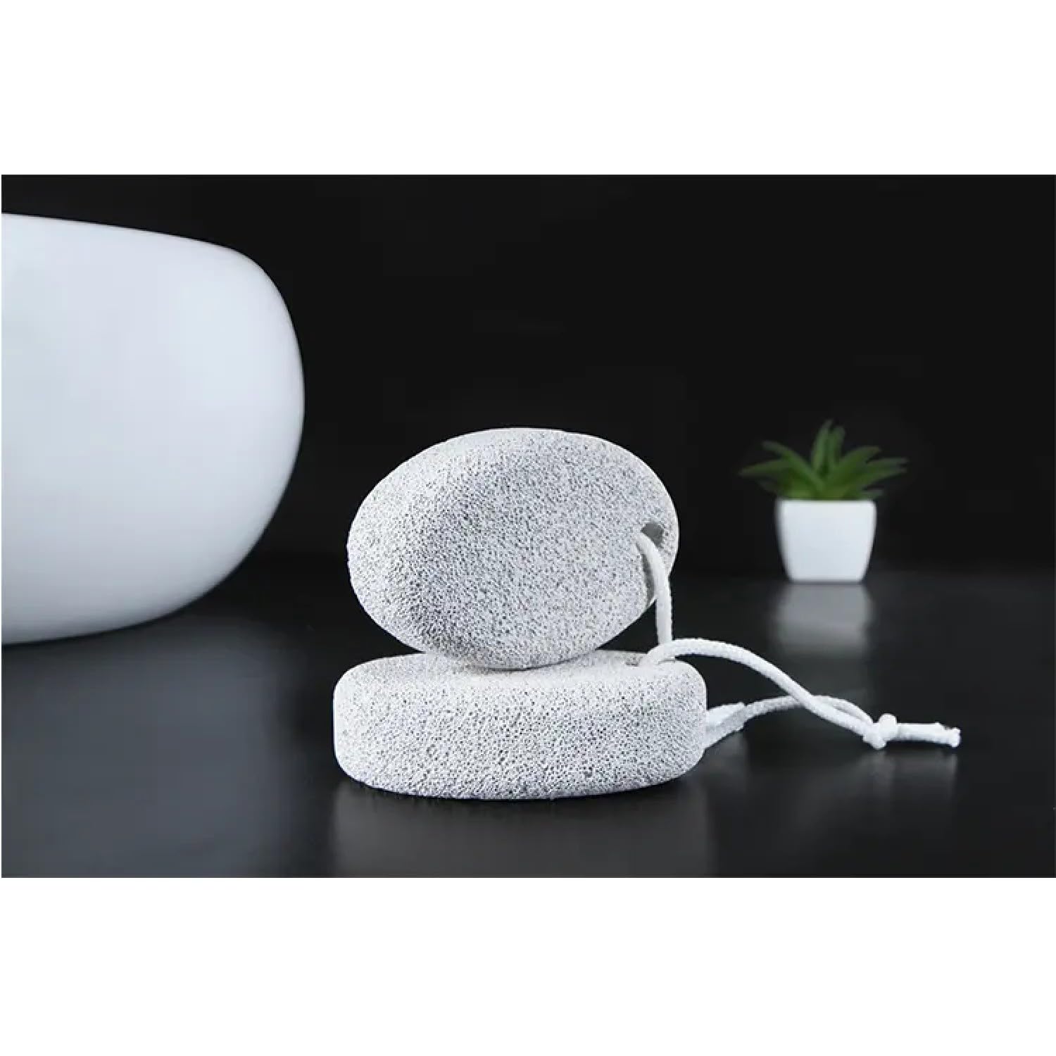 KRIVETY Natural Lava Pumice Stone for Feet - Callus Remover & Exfoliator for Hands, Heels & Elbows - Pedicure Tool for Dead Skin Removal - Foot Scrubber for Soft Smooth Skin (Pack of 1) - Perfect for At-Home Spa, Pedicure & Foot Care Routine