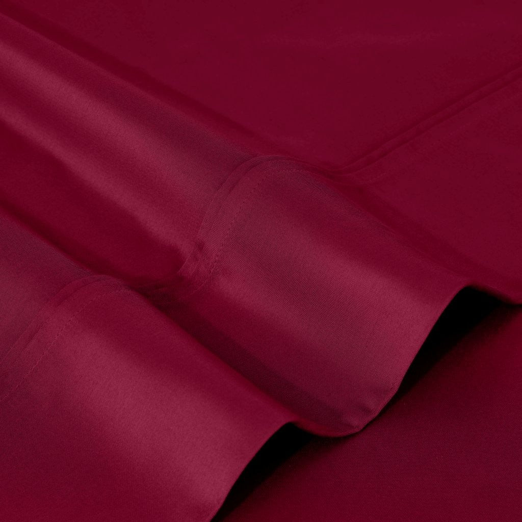 Luxury 1200 Thread Count Egyptian Cotton Deep Pocket Bed Sheet Set - Queen Size, Soft & Breathable for Ultimate Comfort - Perfect for Master Bedroom, Guest Room & Hotel Use