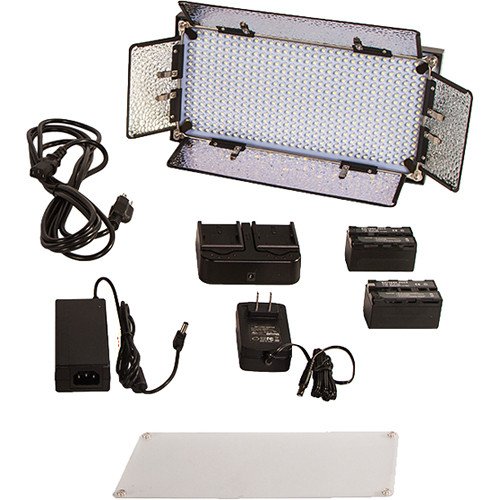 CHRB550-v2 LED Studio Lighting Kit with 5 IB508-V2 Panels - Professional Photography & Video Lighting for YouTube, Streaming, and Content Creation (Black)