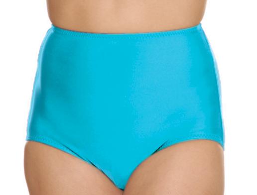 Topanga Full Bottoms Caribbean Blue Swimwear - High Waisted Bikini Bottoms for Women, Comfortable & Stylish Beachwear | Perfect for Pool Parties, Vacations & Summer Getaways