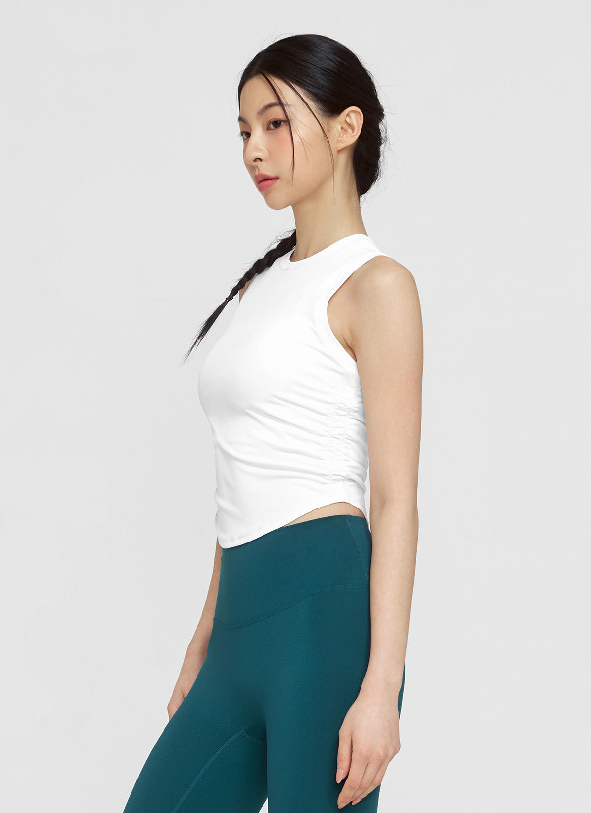 Relax Shirring Sleeveless Top - Comfortable Stretch Summer Blouse for Women | Perfect for Casual Outings, Beach Vacations & Everyday Wear