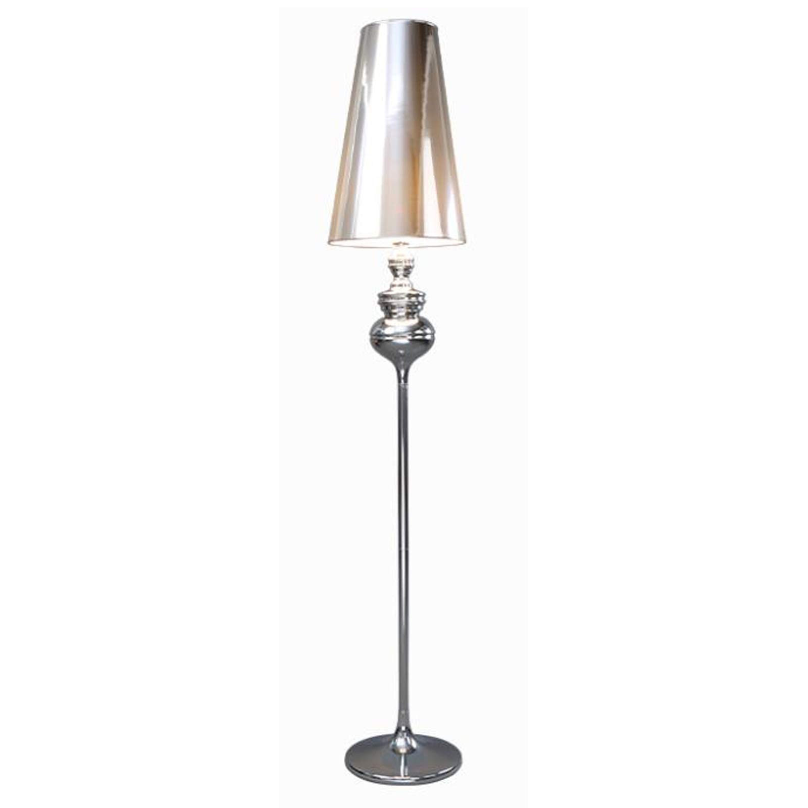 Modern European Floor Lamp with Double Gourd Tapered Drum Shade - 66.9