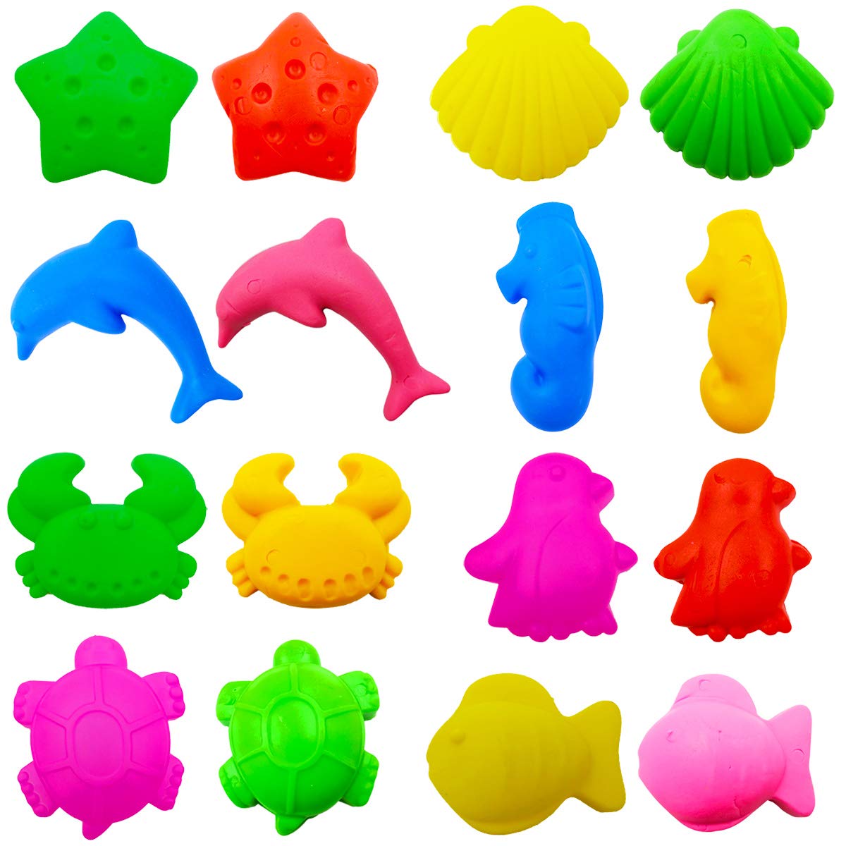 FRIMOONY 45-Piece Plastic Dough Tools Set - Animal Molds, Rolling Pins & Cutters for Creative Baking, DIY Crafts & Kids Play - Perfect for Homemade Cookies, Playdough Fun & Cake Decorating