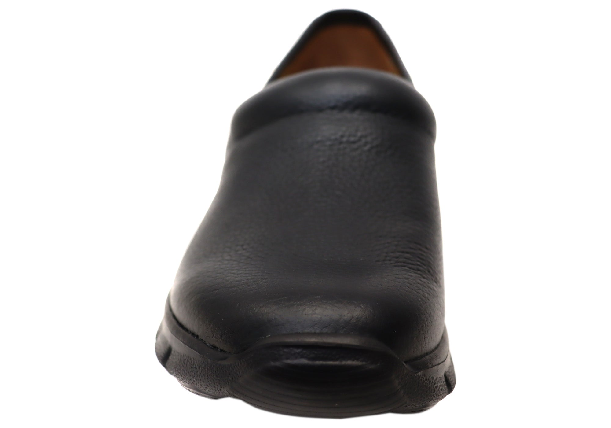Nurse Mates Libby Women's Comfortable Wide Fit Leather Slip-On Shoes for Nurses & Healthcare Professionals - Perfect for Long Shifts & Hospital Work