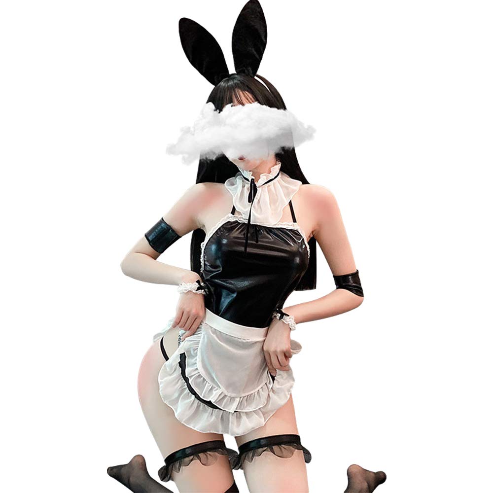 Sexy Lingerie Set - Cute Maid Costume for Women | Halloween Cosplay, Role Play, Boudoir Photography & Romantic Nights